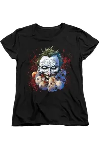 Женская футболка Justice League of America Doll Heads с коротким рукавом Gildan
