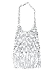 Сумка через плечо myMo, серебряный