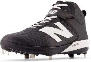 Мужские бейсбольные кроссовки New Balance FuelCell 4040 V8 Mid-Metal, Black/White