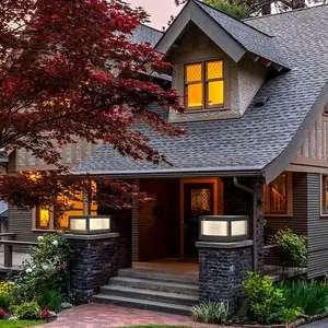 Солнечный настенный светильник Streamdale со светодиодом с регулировкой яркости (2 шт.) Streamdale Furniture, black