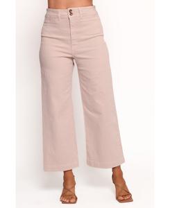 Женские укороченные джинсы Gemma с широкими штанинами - цвет сепия-роза Petal and Pup, Sepia rose