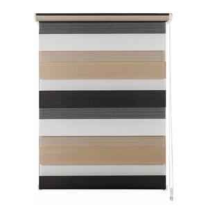 Двойная рулонная штора mydeco just-triple, полиэстер - черный / капучино - 70 x 160 см