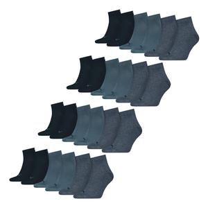 PUMA Носки четвертного размера, 12 пар, мягкие, удобные, мужские и женские, унисекс - мягкий хлопок