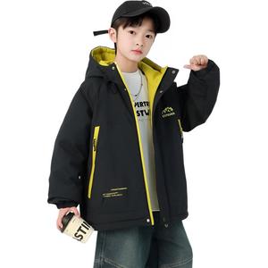 Утепленная куртка для детей 3-7 лет PROTECTCAMEL, черный satin темно-синий