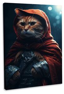 Картина на холсте Hustling Sharks Orange Cape, оранжевый