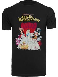 Футболка F4NT4STIC Disney Alice im Wunderland Retro Poster, черный