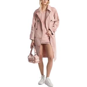 MICHAEL KORS Крашеный джинсовый тренч, Fuchsia