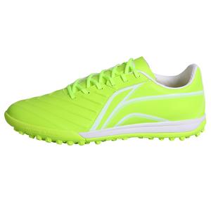 LINING Футбольные бутсы Jin TF Rubber Broken Studs для игры на искусственном грунте в помещении, износостойкие, нескользящие, мужские, неоново-зеленые