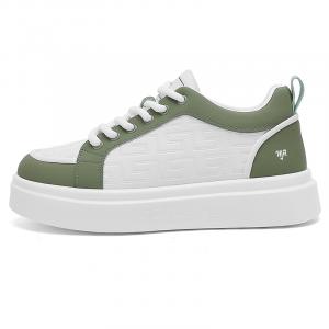 NANJIREN Мужские скейтерские кроссовки лоу-топ черно-зеленые бело-зеленые, цвет White Green