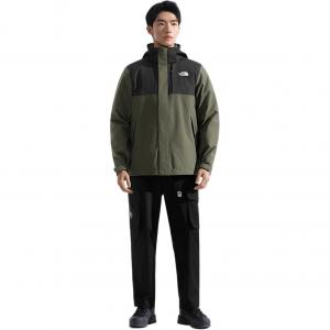 THE NORTH FACE Ветровка мужская утепленная непромокаемая и ветрозащитная Hiking Waterproof And Windproof To Keep Warm, 21L/Ebony Green