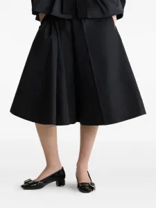 Шорты асимметричного кроя PATOU, черный