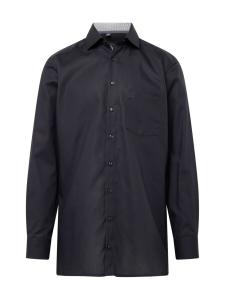 Рубашка на пуговицах стандартного кроя Olymp, черный