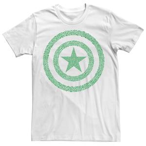 Мужская футболка с наполнителем Captain America St. Patty's Marvel