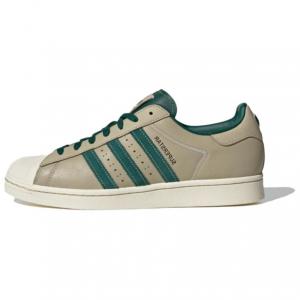 Adidas originals Superstar Обувь для скейтбординга унисекс, Khaki brown/white/green
