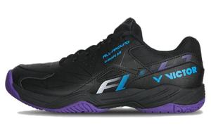 Бадминтонные туфли унисекс с низким верхом черного цвета Victor