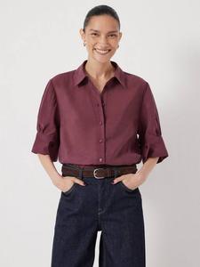 Футболка Lalia Air Flow с короткими рукавами HUSH, Burgundy Purple