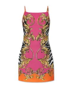 Платье без бретелей Versace Jeans Couture, мультиколор