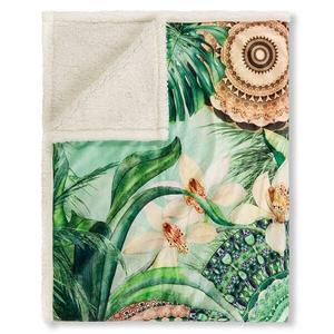 Плед HIP Abhita, 130x160x3 см, зеленый