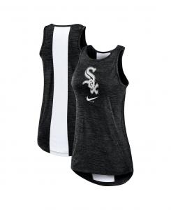 Женская черная майка Chicago White Sox Right Mix с высоким воротником Nike, черный