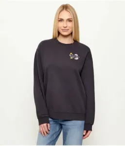 Классическая толстовка с круглым вырезом_7 oversize fit Hugo, черный