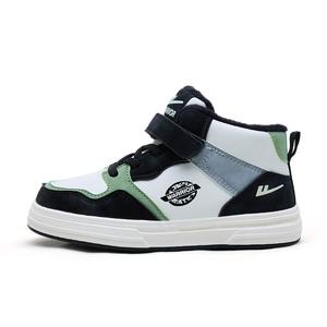 Детские повседневные кроссовки Kids WARRIOR, бежевый черный зеленый-fleece-lined