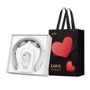 Массажер для шеи электрический импульсный neck protection device, меридианная термотерапия f10 ACK