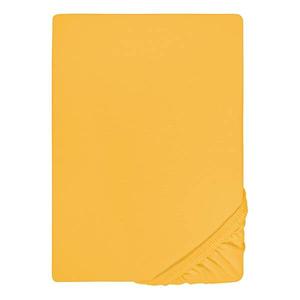 Простыня из тонкого джерси Biberna 0077144, желтый