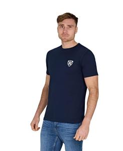 Футболка с принтом на спине для высоких и крупных людей, посвященная регби Raging Bull, Navy