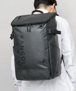 Рюкзак Kangol, вместительный, коробчатой формы, идеально подходит для школы и путешествий.