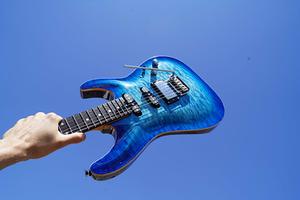 Электрогитара Schecter DIAMOND SERIES PROTOTYPE California Classic - Transparent Sky Burst 6-String w/ Hard Case
