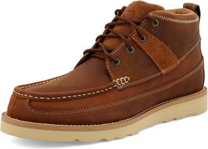 Ботинки Twisted X Men's с 10 см клиновидной подошвой, с круглым носком, Oiled Saddle