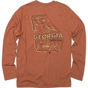 Футболка Landmark Project Explore Georgia Long-Sleeve Pocket Landmark Project, Clay