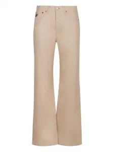 Расклешенные джинсы с нашивкой-логотипом LOIS JEANS, нейтральный