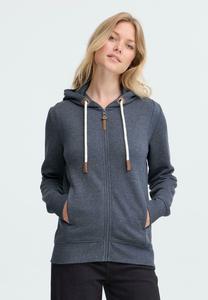 Толстовка Oxmo OXMILLE ZIPHOODIE, Total Eclipse Melange/Blue