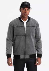 Куртка-бомбер Denim jacket Ombre, серый