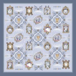 Шарф-бандана Endangered Royals серого цвета Created By