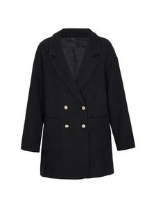 DreiMaster Женское пальто черного цвета