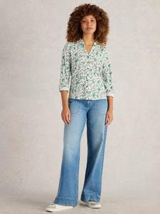 Футболка Annie Jersey White Stuff, Green/Multi