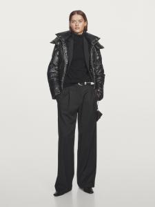 Водоотталкивающая куртка-пуховик Massimo Dutti, черный