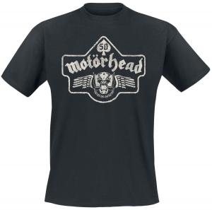 Футболка Motörhead 50 Vintage Wings, черный