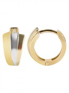 Adeliás Женские серьги - серьги-гвоздики из золота 375 пробы белого цвета