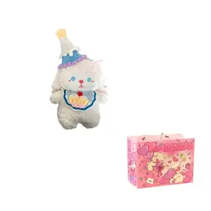 Милые плюшевые куклы из овчины для исцеления высотой 24 см LEVENKENESS