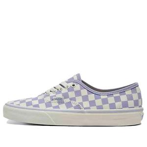 Кроссовки authentic checkerboard shoes 'white purple' Vans, белый