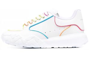 Кроссовки Court Trainer Lifestyle женские с низким верхом белого цвета Alexander Mcqueen