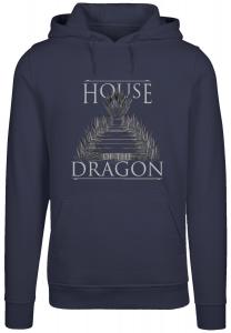Пуловер F4NT4STIC Hoodie House Of The Dragon Throne, темно синий