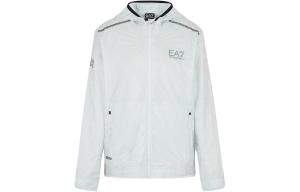Ea7 ss24 куртки и пальто мужские silver white EMPORIO ARMANI, белый