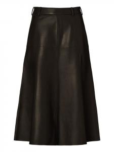 Mart Visser Кожаная юбка Делилы, темно-коричневая