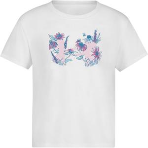 Футболка Under Armour для девочек с коротким рукавом и круглым вырезом, легкая и дышащая спортивная футболка., White