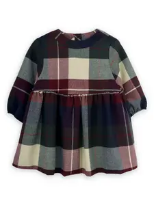 Платье в клетку Knot, красный