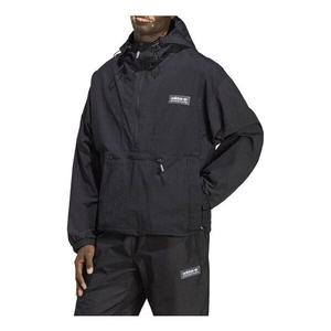 Куртка приключения премиум ветровка Adidas, черный